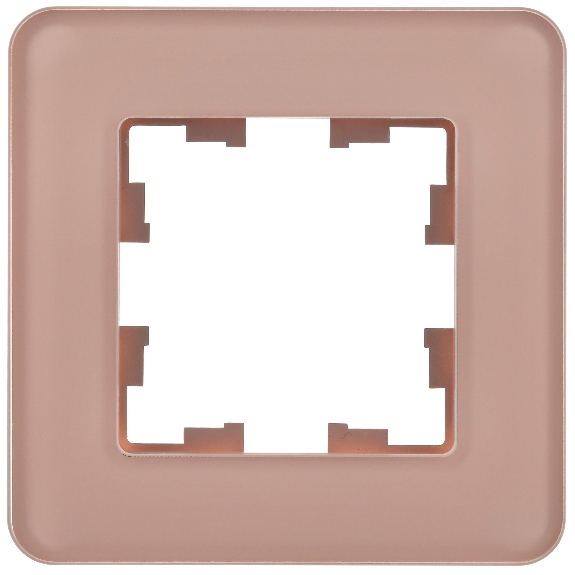 BRITE Рамка 1-местная РУ-1-2-Бр стекло дымчатый RE IEK - Фото 6