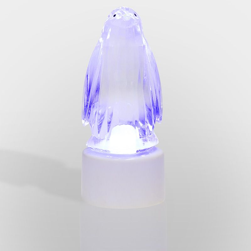 Фигура светодиодная на подставке Пингвин Кристалл, RGB - Фото 2