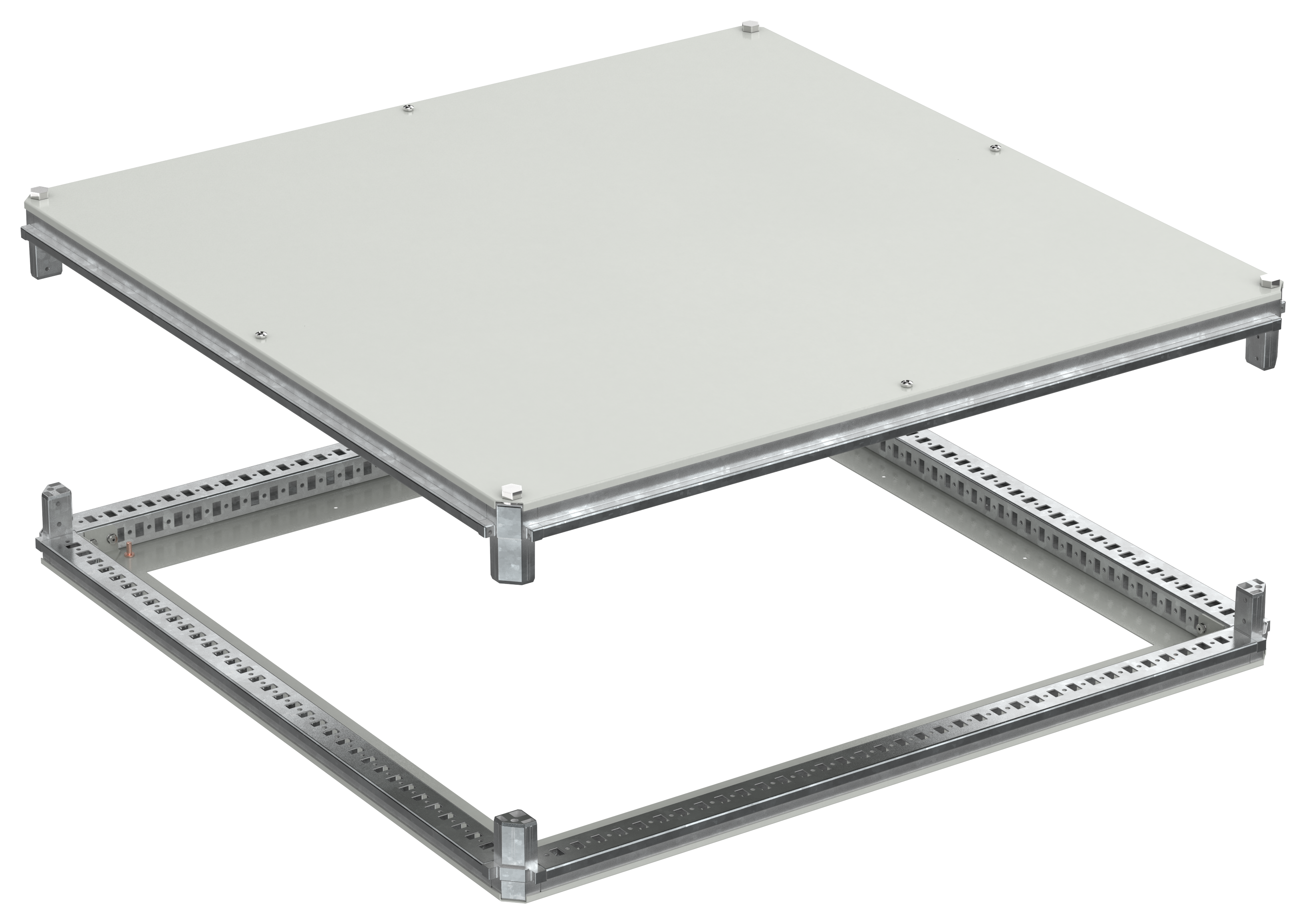 FORMAT Крыша и основание (под фланец) 1000х1000мм IEK FO-00-KOF-100-100