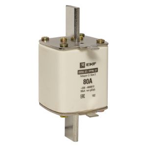 Плавкая вставка ППН-37 400/80А габарит 2 EKF fus-37/400/80