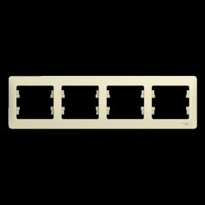 Рамка 4-м Glossa горизонт. беж. SE GSL000204 275178