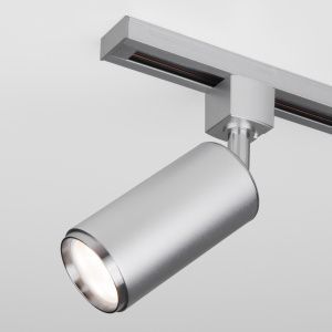 Светильник трековый для однофазного шинопровода Svit GU10 хром матовый MRL 1013 Elektrostandard a050252