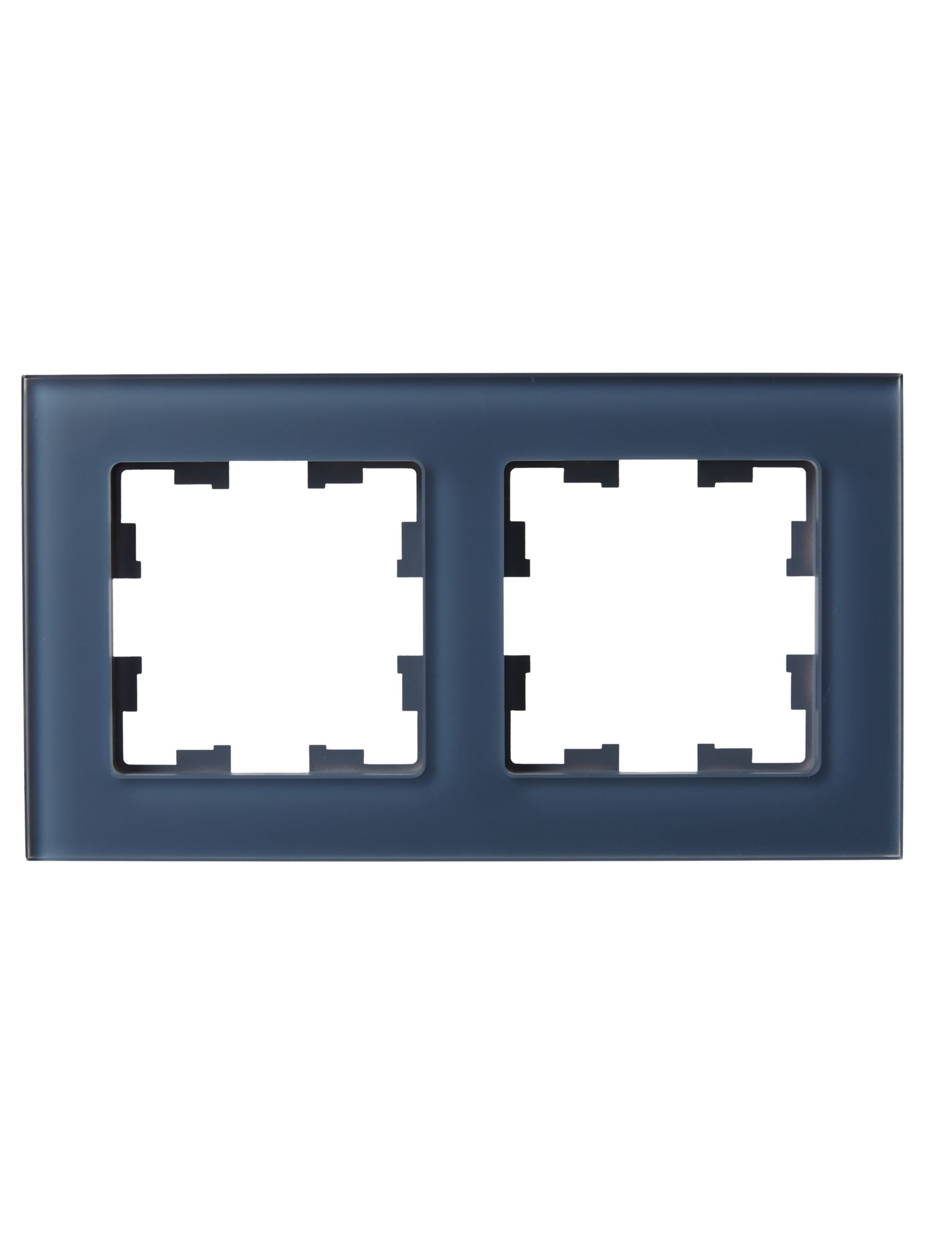 BRITE Рамка 2-местная РУ-2-2-Бр стекло маренго матовый IEK - Фото 6