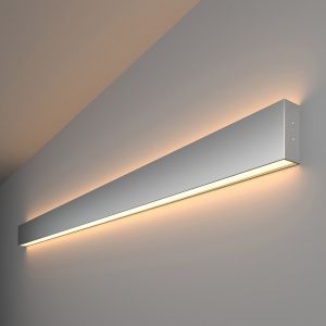 Светильник светодиодный линейный накладной двусторонний 128см 50Вт 3000К матовое серебро 101-100-40- a041471