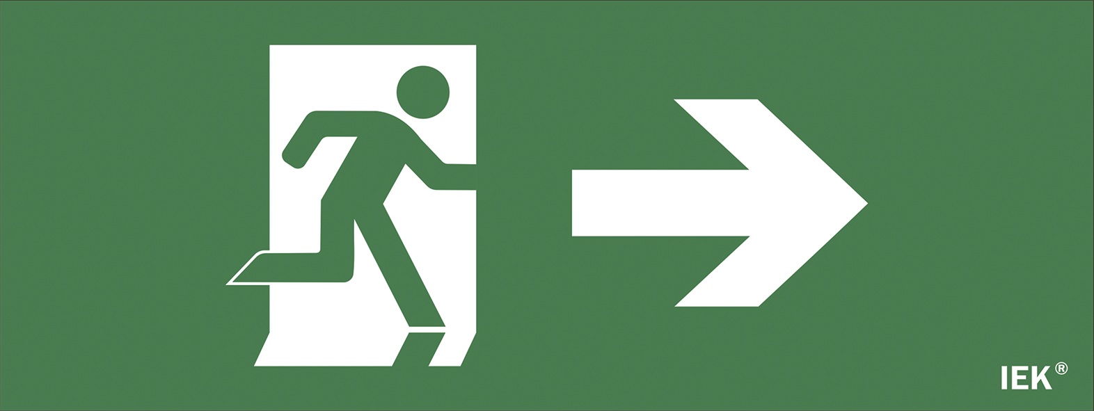 Этикетка самоклеящаяся 240х90мм "Фигура/стрелка вправо" IEK LPC10-1-24-09-FNAPR