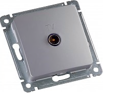 MASTER серебро Розетка TV РСТВ-401-06 РСТВ-401-06