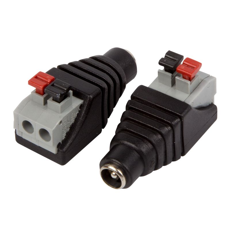 Разъем питания DC гнездо 2,1х5,5 с быстрозажимной колодкой REXANT 14-0315-2