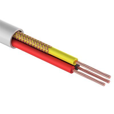 Кабель ШВЭВ (ШСм, 3x0,12 мм², 200 м, белый, REXANT 01-4033