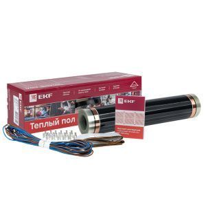 Инфракрасный пленочный теплый пол 1540Вт 7м2 ширина 0,5 метра EKF Ik-220-1540/0,5-7