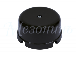 Коробка распределительная фарфоровая D80мм, h43мм, IP20, цвет -черный, ТМ "МЕЗОНИНЪ" GE70236-05 GE70236-05