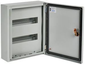 Корпус металлический распределительный ЩРн-24з (410х330х120мм) IP54 GENERICA MKM14-N-24-54-Z-G