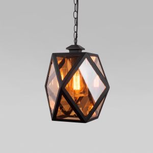 Светильник уличный подвесной Ambra H IP33 35133/H черный Elektrostandard a056233