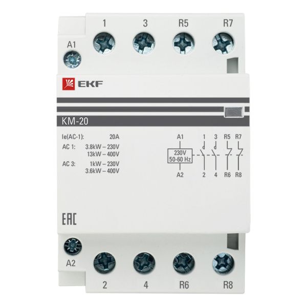 КМ 20А 2NО+2NC (3 мод.) EKF