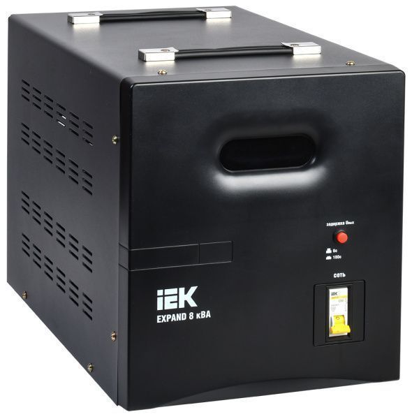 Стабилизатор напряжения переносной EXPAND 8кВА IEK IVS21-1-008-11