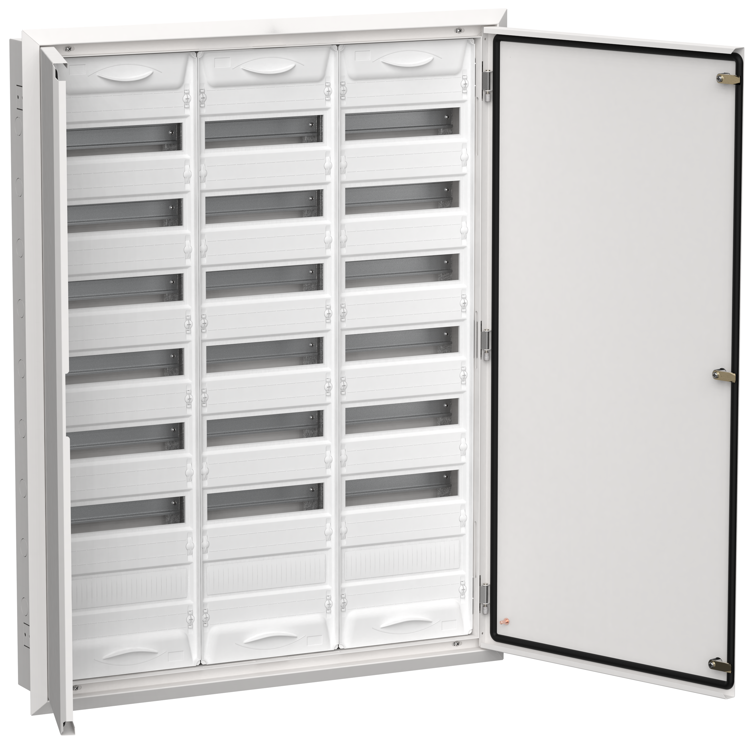 TITAN 5 Корпус металлический ЩРв-252 (3х84) 1130х885х130мм IP31 белый (две двери) IEK