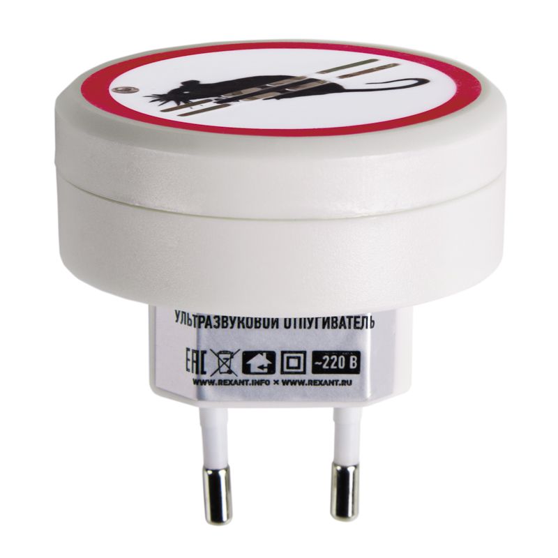 Ультразвуковой отпугиватель грызунов S 30м², 220В REXANT - Фото 3