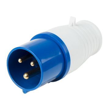Вилка переносная 013 2Р+РЕ, 16А, 250В IP44 0908-0001