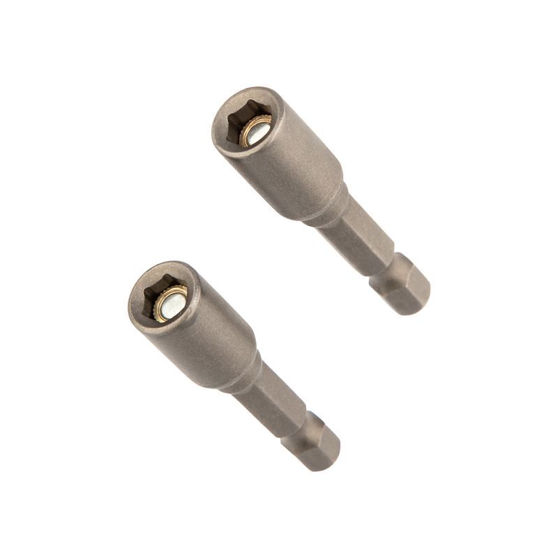 Ключ-насадка магнитная 1/4" 6х48 мм (2 шт./уп.) Kranz KR-92-0400-1