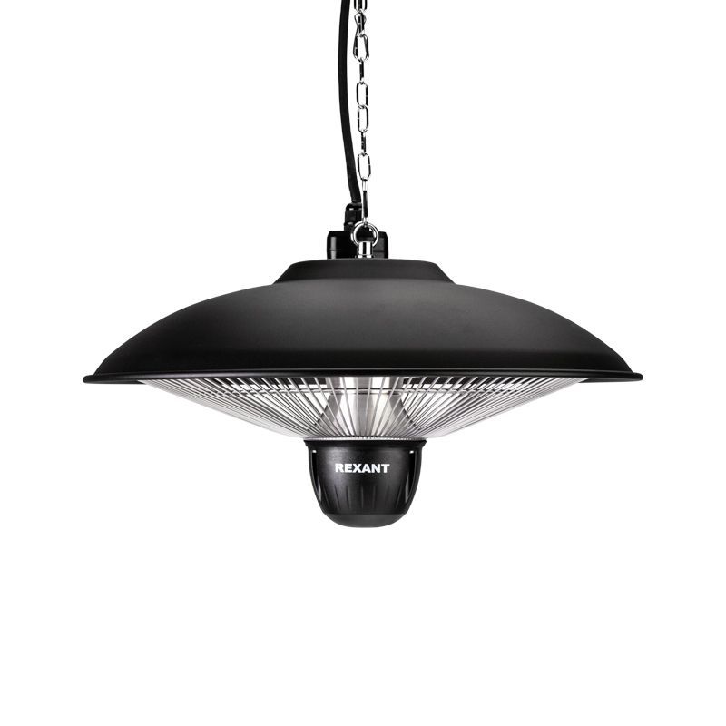 Обогреватель электрический инфракрасный подвесной в корпусе из нержавеющей стали 1,5кВт, 3 режима обогрева, механическая регулировка REXANT 60-0061