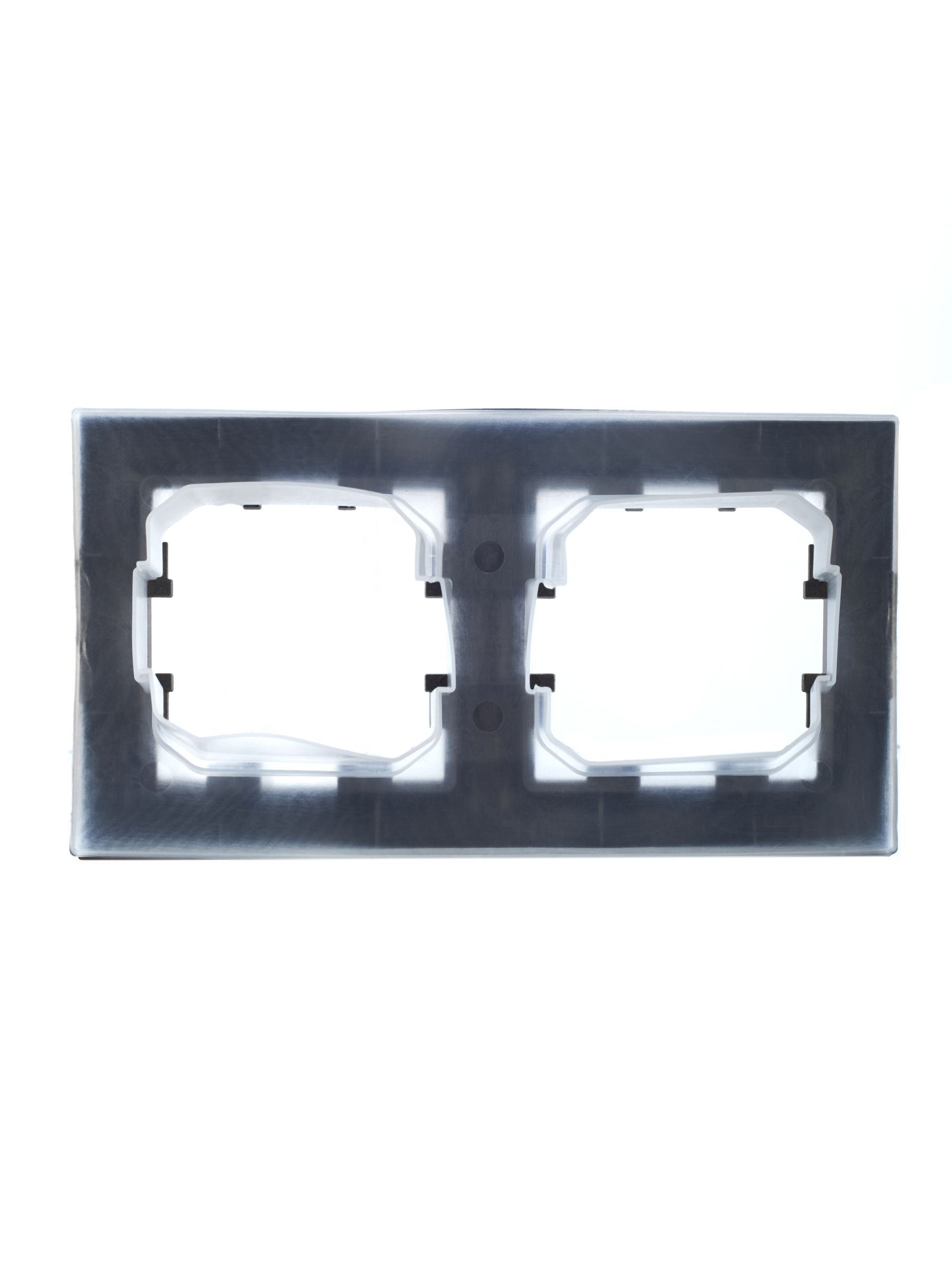 BRITE Рамка 2-местная IP44 РУ-2-БрШ-44 шампань IEK - Фото 4