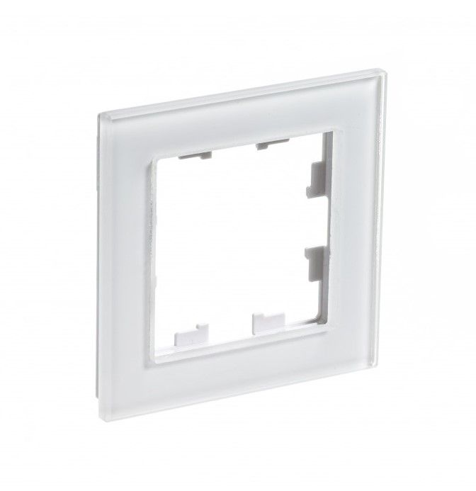 Рамка 1-м AtlasDesign Nature стекло бел. SE ATN320101