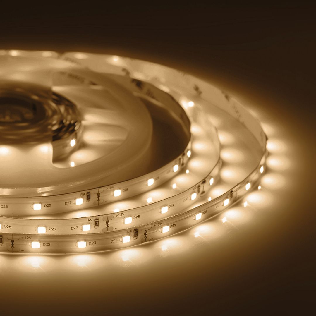 Лента светодиодная СТ smd2835 60д/м 12В 3000К IP20 5м Apeyron