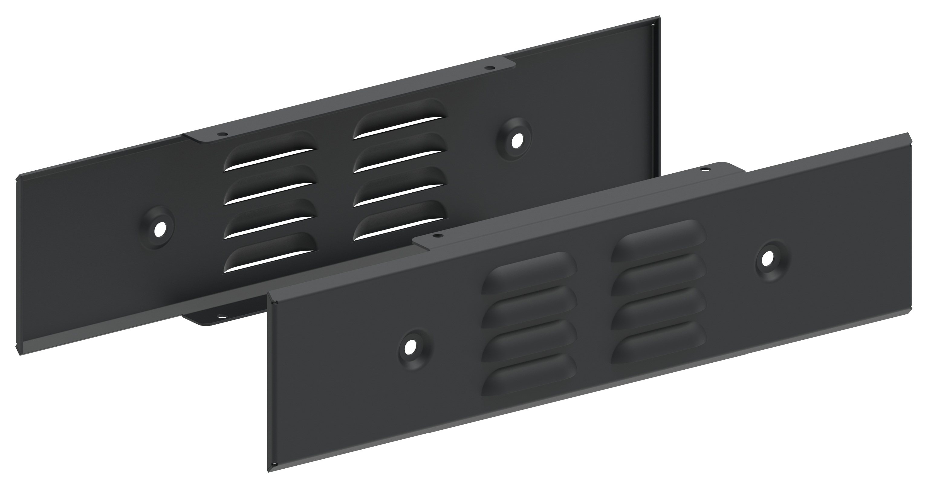 FORMAT Панель цоколя вентилируемая 100х400мм RAL7021 (2шт/компл) IEK FO-00D-PCV-010-040-7021