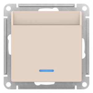 Выключатель карточный СП AtlasDesign 10А IP20 без задержки времени механизм беж. SE ATN000267 1324382