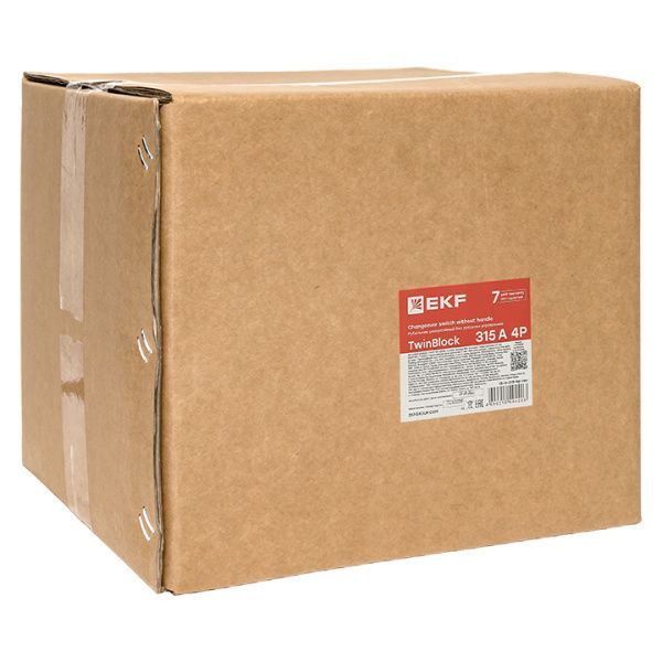 Рубильник 315A 4P реверсивный без рукоятки управления TwinBlock EKF - Фото 6