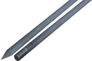 Штырь заземлителя с заострением ф16мм L-1200 оцинк 21120_OG