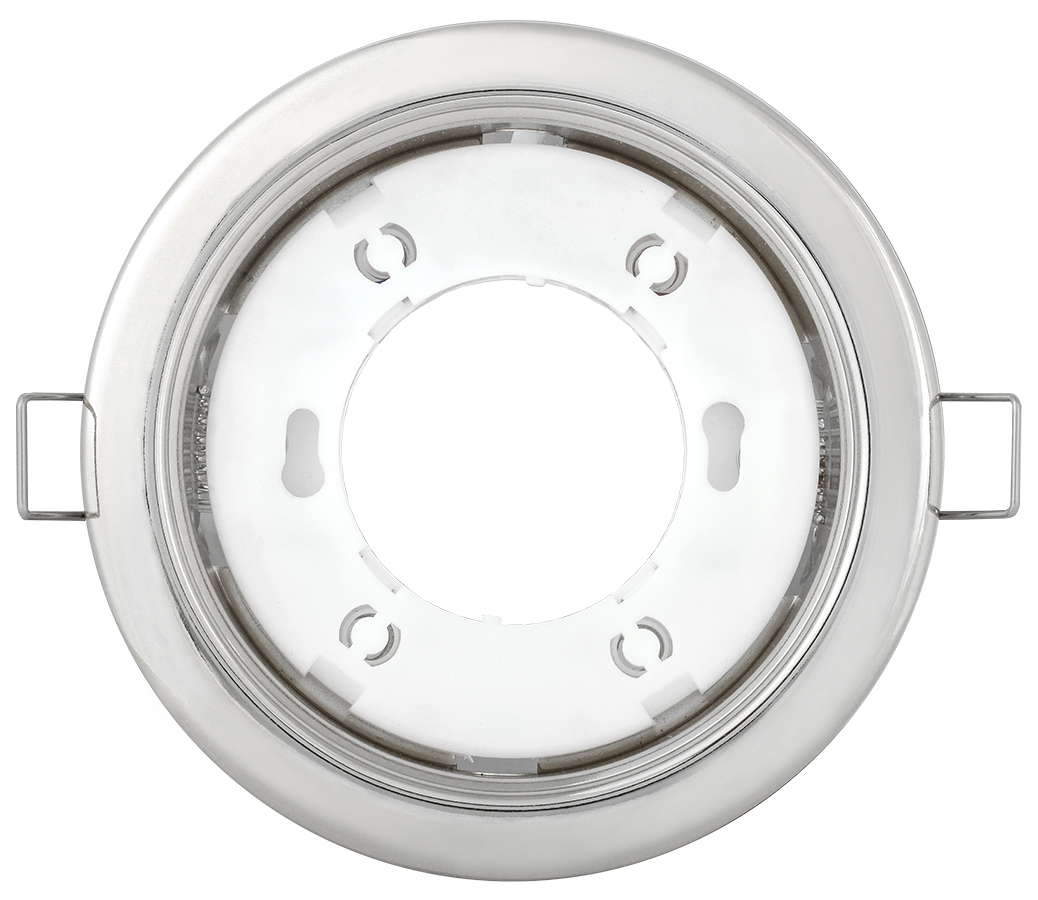 LIGHTING Светильник 4114 встраиваемый под лампу GX53 хром IEK LUVB0-GX53-1-K23