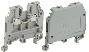 Зажим наборный ЗНИ-2,5мм2 (JXB24А) серый IEK YZN10-002-K03