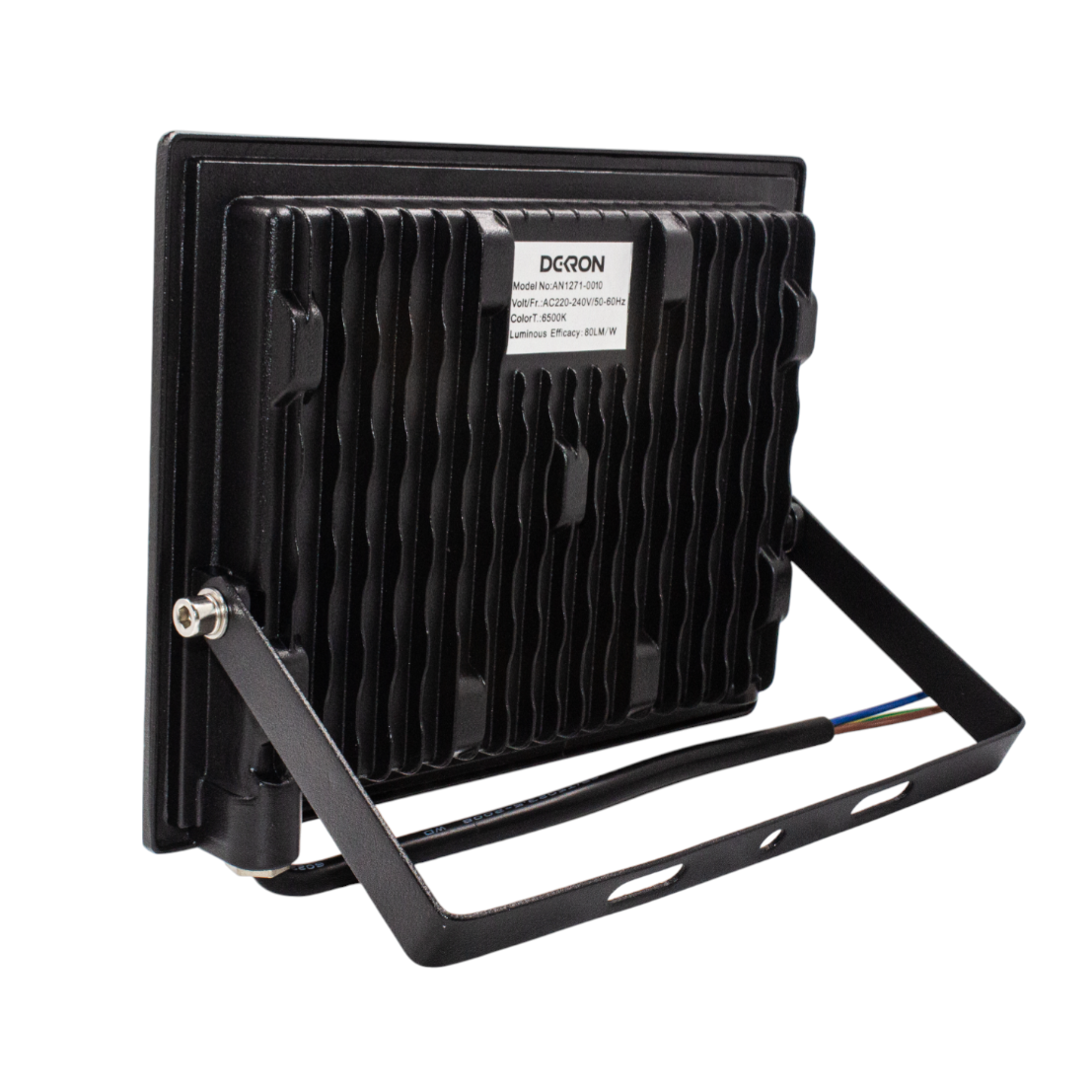 Прожектор светодиодный 70Вт, 5600лм, 6500K, черный, IP65  - Фото 4