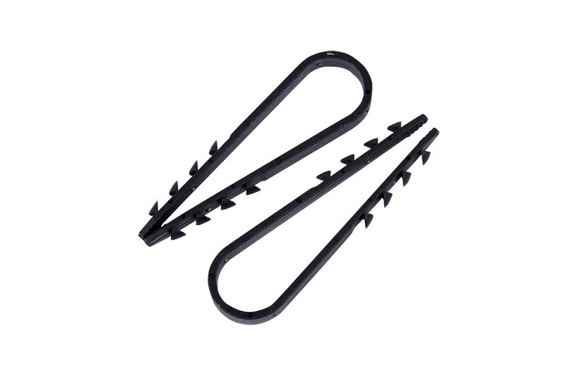 Дюбель-хомут нейлоновый 19-25 мм, черный (100 шт/уп) PROconnect 07-4523