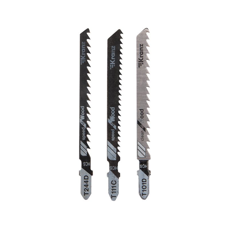 Набор полотен для электролобзика № 4 T101D/T111C/T244D (3 шт./уп.) Kranz KR-92-0323