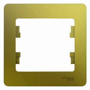 Рамка 1-м Glossa фисташк. SE GSL001001 454375