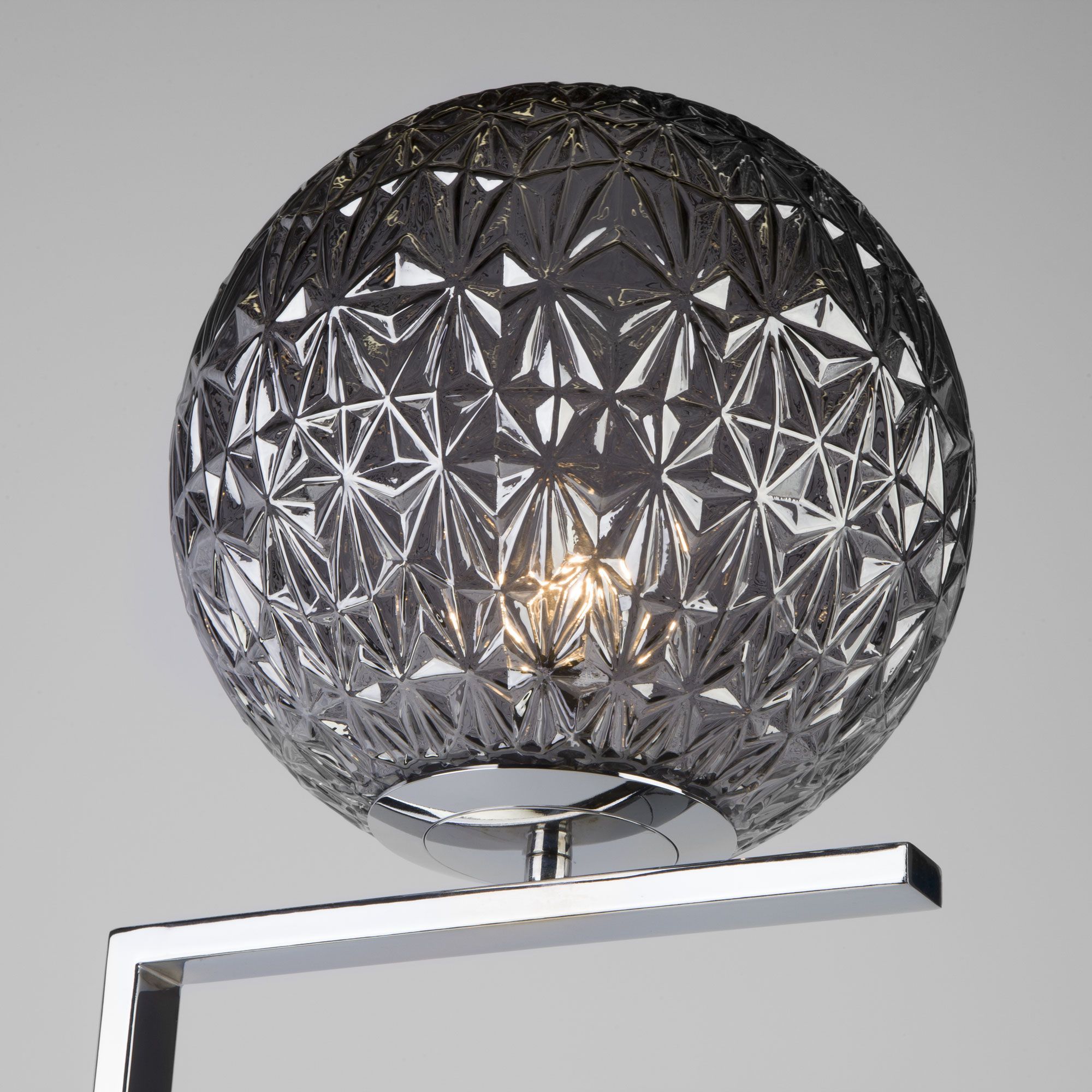 Напольный светильник с плафоном 01214/1 хром  Eurosvet - Фото 4