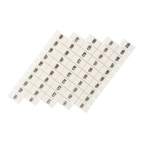 Маркеры для ST 1,5 с нумерацией 150-200 (100 шт.) EKF