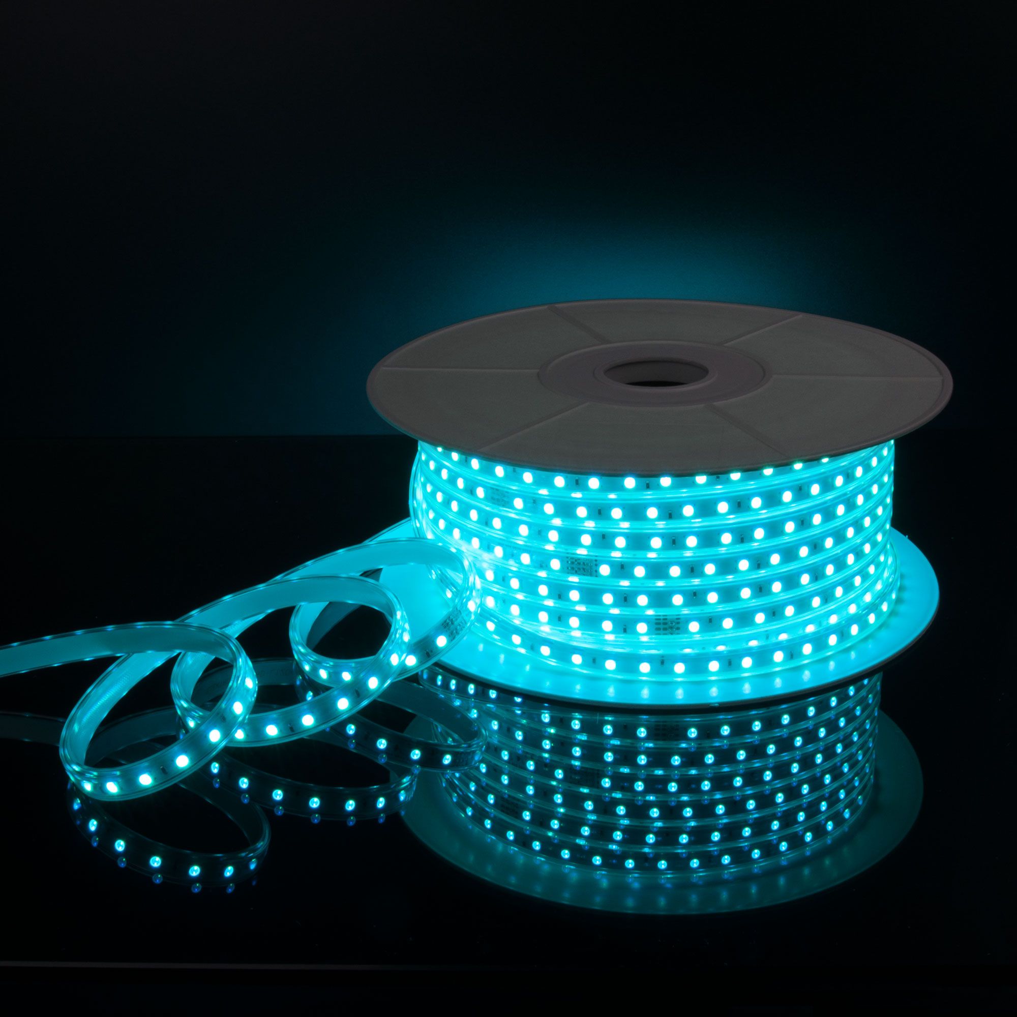 Лента светодиодная 220V 11W 60Led 5050 IP65 мульти, 50 м Elektrostandard - Фото 5