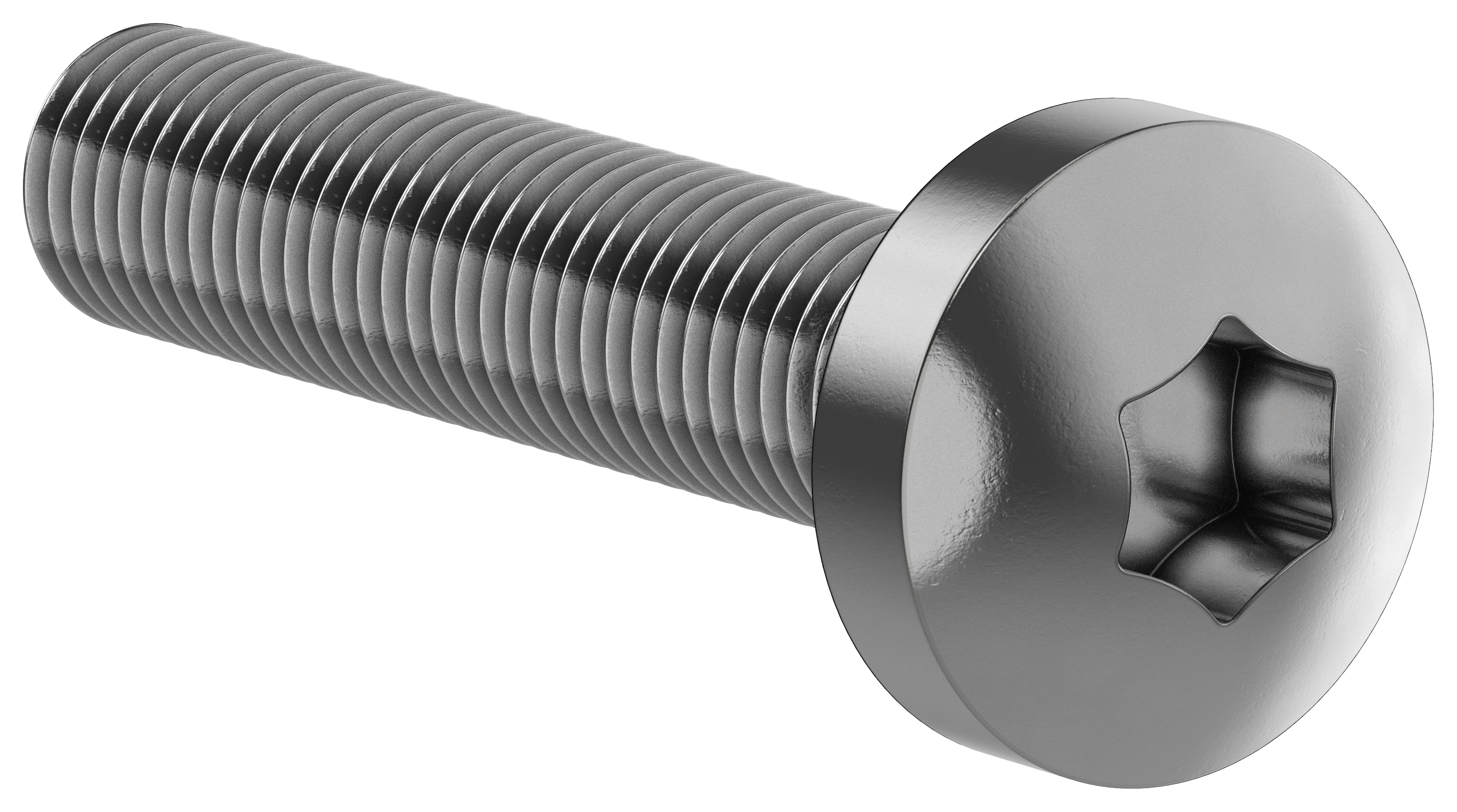 FORMAT Винт М6х30 самонарезающий полукруглая головка шестирадиусный шлиц TORX30 DIN 7500С (20шт/упак) IEK FO-00D-VTORX-M6X30-020