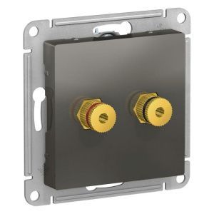 Розетка аудио 2-м AtlasDesign сталь SE ATN000987 1240514