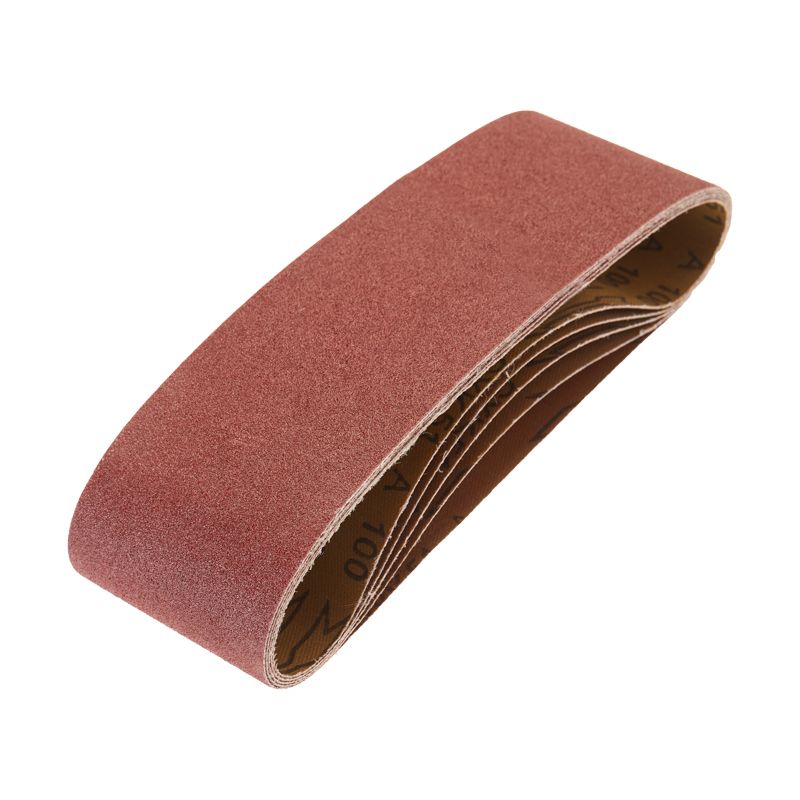 Лента шлифовальная бесконечная, 75х533мм, P100 (5 шт/уп) KRANZ KR-91-1337