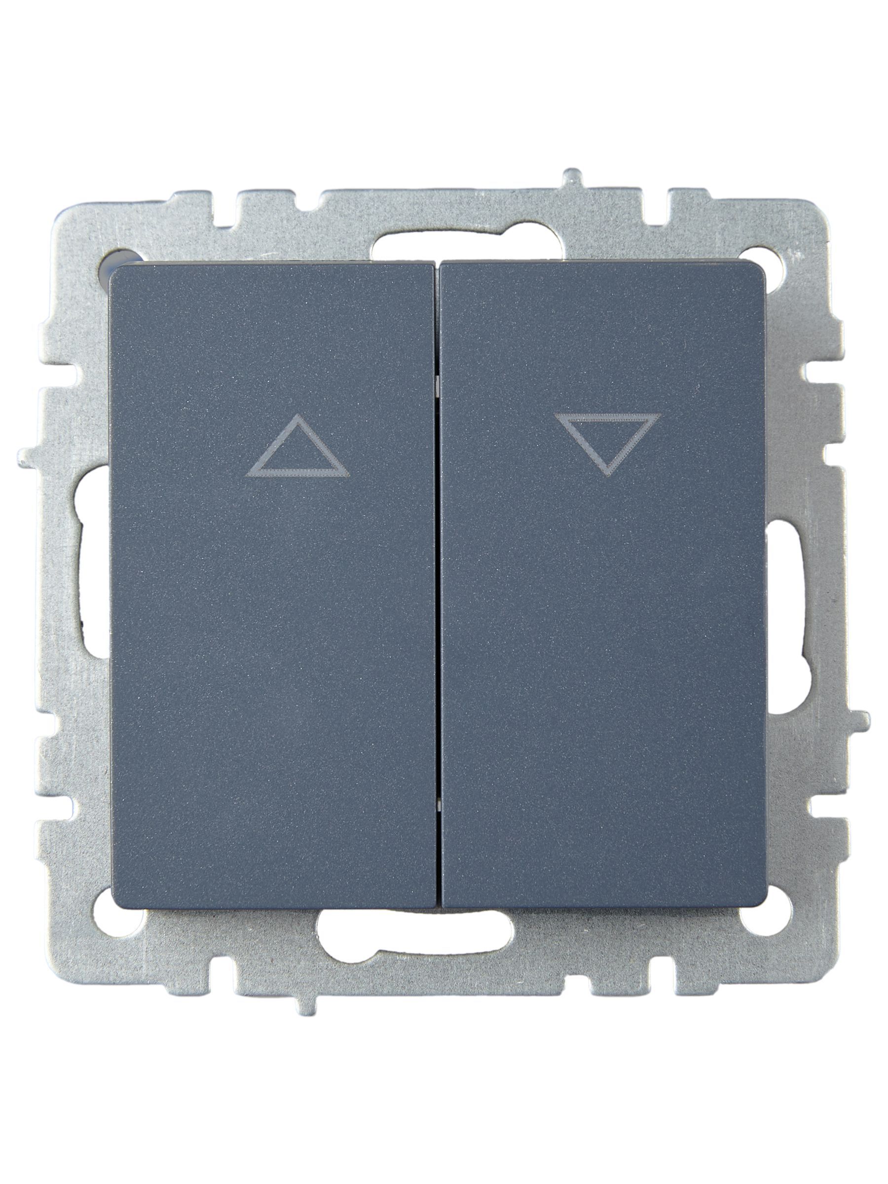 BRITE Выключатель жалюзи 10А ВС10-1-5-БрМ маренго IEK - Фото 2