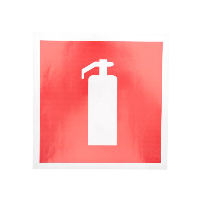 Наклейка знак пожарной безопасности "Огнетушитель"200*200 мм Rexant 56-0051