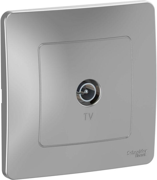 Розетка телевизионная TV 1-м СП Blanca коннектор алюм. SE BLNTS000013