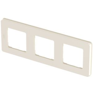 INSPIRIA Рамка 3-местная слоновая кость 673951