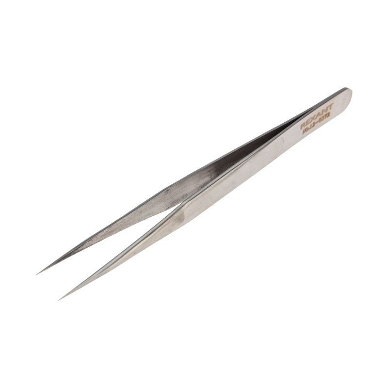 Пинцет прямой 120мм (блистер) REXANT 12-0372