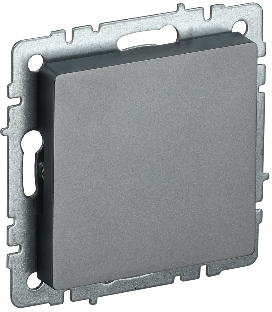 BRITE Заглушка с суппортом МЗ10-БрС сталь IEK BR-PL10-K46