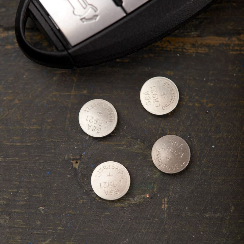 Батарейка часовая LR69, 1,5В, 10 шт (AG6, LR921, G6, 171, GP71A, 371, SR920W) блистер REXANT - Фото 2