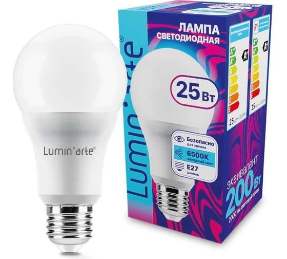 Светодиодная лампа Luminarte LSTD-A65-25W6KE27 25Вт 6500K E27
